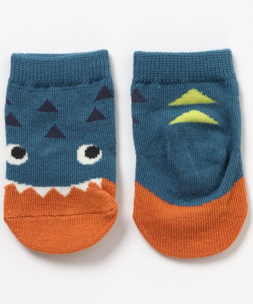 BREEZE（ブリーズ）の「バリエーションベビーソックス（ベビーシューズ/ベビーソックス・キッズ・ブルー/ブラウン/ラベンダー/グレー/レインボー・9/12）」の4枚目の写真