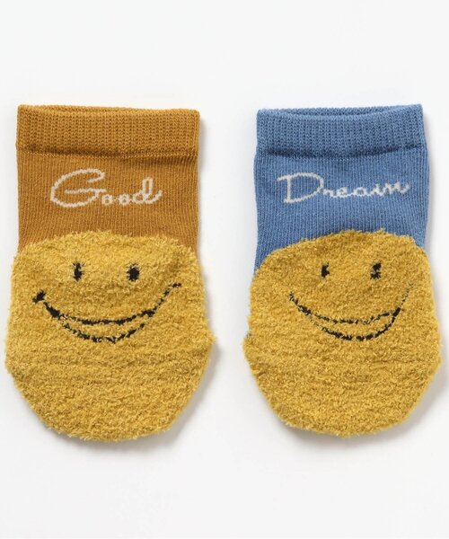 BREEZE（ブリーズ）の「バリエーションベビーソックス（ベビーシューズ/ベビーソックス・キッズ・ブルー/ブラウン/ラベンダー/グレー/レインボー・9/12）」の5枚目の写真