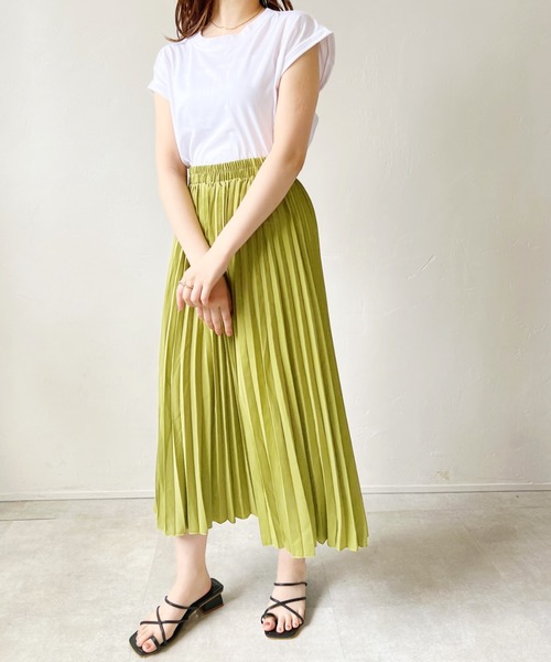 H.Warren(エイチウォーレン)の「クルーネックフレンチスリーブカットプルオーバーTシャツ(Tシャツ/カットソー・レディース・ホワイト/ブラック/ブラウン/グレー・FREE)」の9枚目の写真