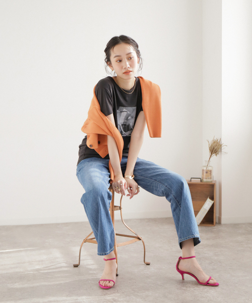 EDIT. FOR LULU（エディットフォールル）の「Sofia fanege ×LULU TEE（Tシャツ/カットソー・レディース・ホワイト/ブラック/ホワイト×ホワイト・FREE）」の11枚目の写真