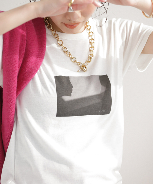 EDIT. FOR LULU（エディットフォールル）の「Sofia fanege ×LULU TEE（Tシャツ/カットソー・レディース・ホワイト/ブラック/ホワイト×ホワイト・FREE）」の19枚目の写真