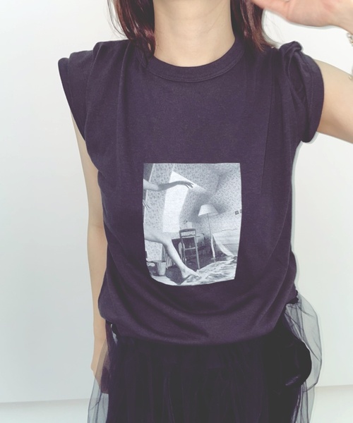 EDIT. FOR LULU（エディットフォールル）の「Sofia fanege ×LULU TEE（Tシャツ/カットソー・レディース・ホワイト/ブラック/ホワイト×ホワイト・FREE）」の20枚目の写真