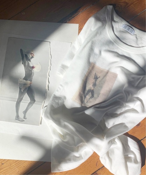 EDIT. FOR LULU（エディットフォールル）の「Sofia fanege ×LULU TEE（Tシャツ/カットソー・レディース・ホワイト/ブラック/ホワイト×ホワイト・FREE）」の15枚目の写真