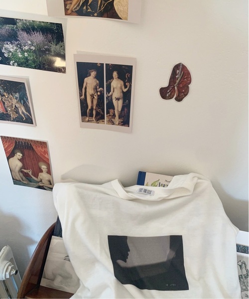 EDIT. FOR LULU（エディットフォールル）の「Sofia fanege ×LULU TEE（Tシャツ/カットソー・レディース・ホワイト/ブラック/ホワイト×ホワイト・FREE）」の10枚目の写真