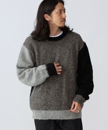 *SHIPS: 〈シェットランドタイプ〉 ウール シャギードッグ ニット (セーター)
