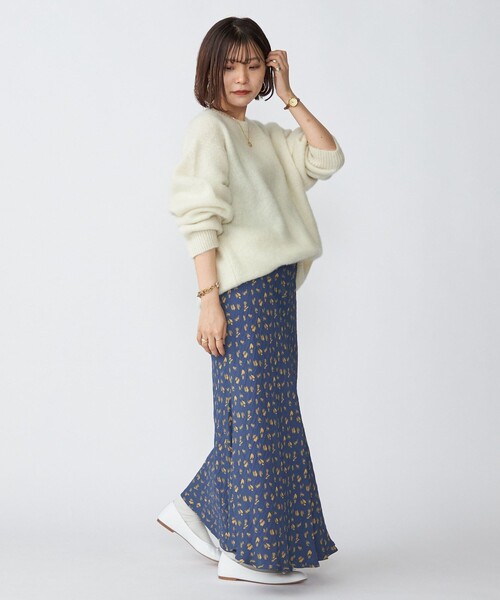 SHIPS（シップス）の「*SHIPS: 〈シェットランドタイプ〉 ウール シャギードッグ ニット (セーター)（ニット/セーター・メンズ・チャコールグレー/レッド/オリーブ/ベージュ/オフホワイト/イエロー/ロイヤルブルー/ダークグレー・MEDIUM/SMALL/LARGE/X-LARGE）」の20枚目の写真