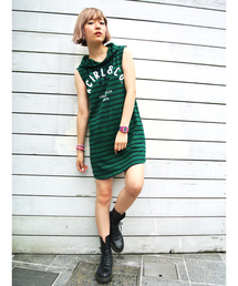X-girl | 【NYLON7月号掲載】SUMMER HOODIE DRESS(ワンピース)