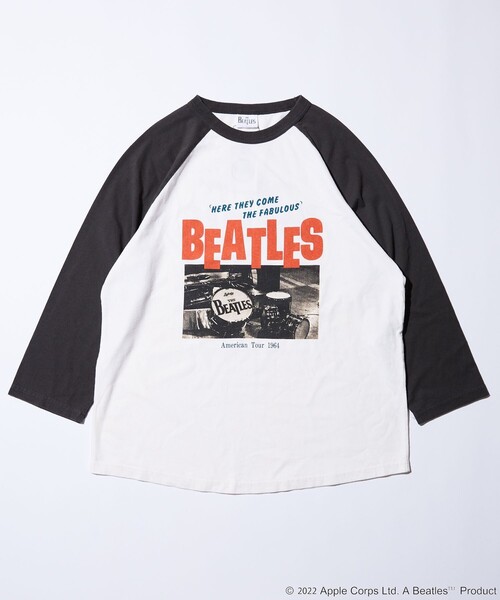 tシャツ 「THE BEATLES/ザ ビートルズ」ラグランスリーブTシャツ/バックプリント レディース メンズ The Beatles tシャツ 「別注」THE BEATLES ザ ビートルズ ツアー