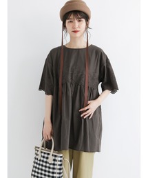 Samansa Mos2 | スカラップレース前後2WAYチュニック(チュニック)