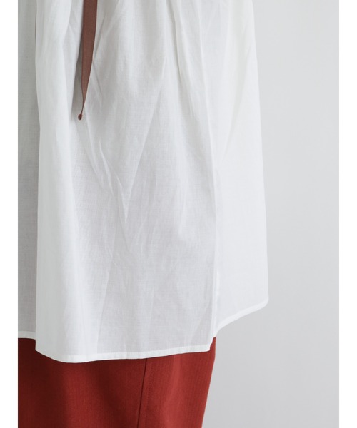 Samansa Mos2（サマンサ モスモス）の「スカラップレース前後2WAYチュニック（チュニック・レディース・カーキ/ブラウン/オフホワイト/チャコール・ﾌﾘ-）」の14枚目の写真