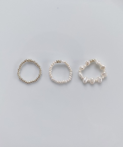 whim(ウィム)の「lilou-パールビーズリング-(リング・レディース・シルバー/ゴールド・FREE)」の10枚目の写真