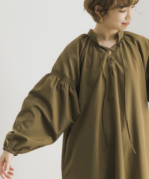 URBAN RESEARCH（アーバンリサーチ）の「レースアップシャツ