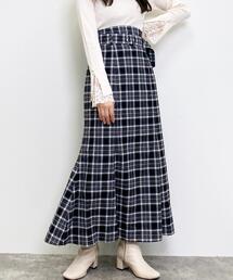 INGNI | 共ベルト付チェック柄マーメイド／スカート(スカート)