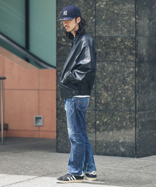 URBAN RESEARCH Sonny Label(アーバンリサーチサニーレーベル)の「『洗濯可』ウォッシャブルフェイクレザーブルゾン(その他アウター・メンズ・ブラウン/ブラック・LARGE/MEDIUM)」の8枚目の写真