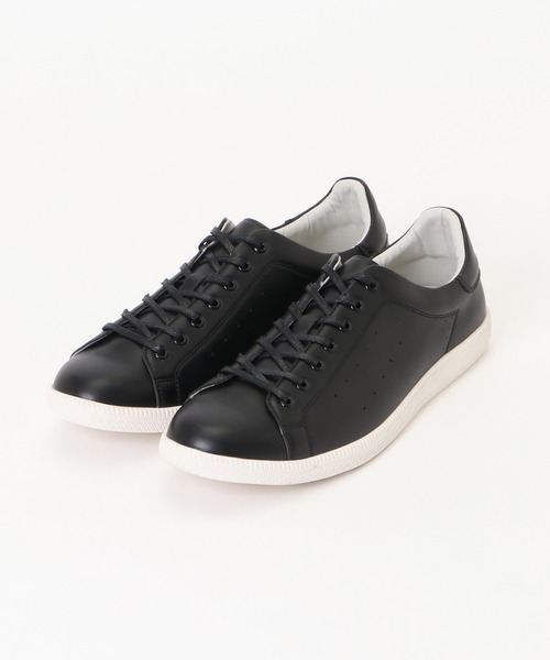 ikka（イッカ）の「【抗菌防臭】PUスニーカー（スニーカー・メンズ・オフホワイト/ブラック・L/M）」の3枚目の写真