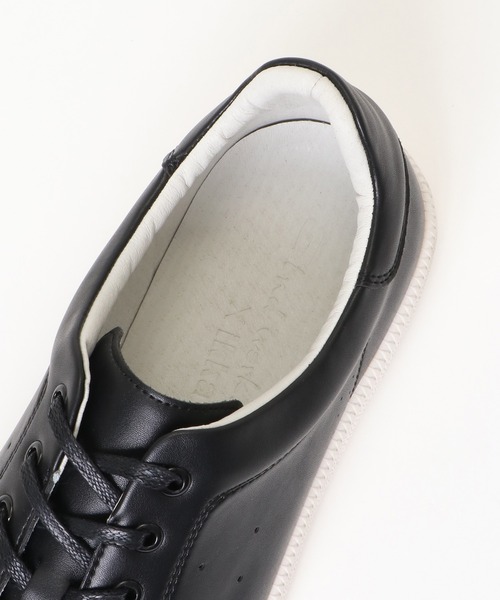 ikka（イッカ）の「【抗菌防臭】PUスニーカー（スニーカー・メンズ・オフホワイト/ブラック・L/M）」の8枚目の写真