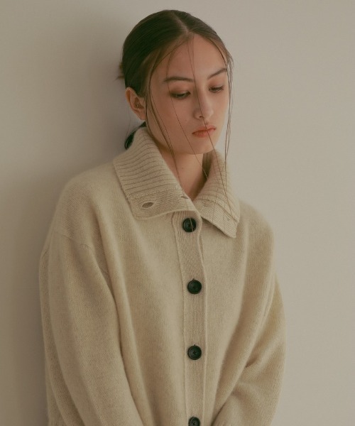 カーサフライン CASA FLINE カーディガン アラン模様バンドニットカーディガン | CASA FLINE (Women)/カーサ