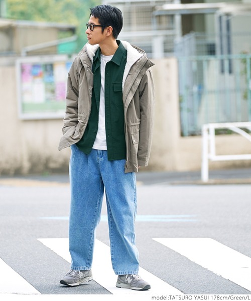 coca(coca)(コカ)の「メンズビックシルエットネルシャツ(シャツ/ブラウス・メンズ・グリーン/ネイビー/マスタード・M/L/XL)」の19枚目の写真