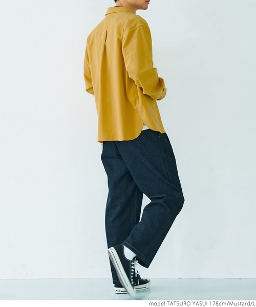 coca(coca)(コカ)の「メンズビックシルエットネルシャツ(シャツ/ブラウス・メンズ・グリーン/ネイビー/マスタード・M/L/XL)」の11枚目の写真