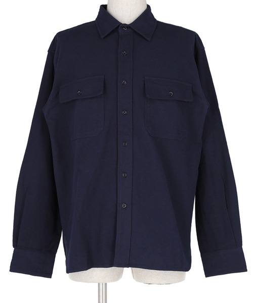 coca(coca)(コカ)の「メンズビックシルエットネルシャツ(シャツ/ブラウス・メンズ・グリーン/ネイビー/マスタード・M/L/XL)」の8枚目の写真