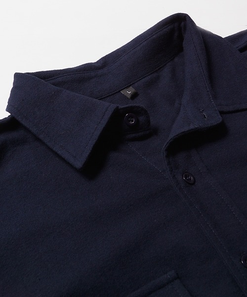 coca(coca)(コカ)の「メンズビックシルエットネルシャツ(シャツ/ブラウス・メンズ・グリーン/ネイビー/マスタード・M/L/XL)」の7枚目の写真