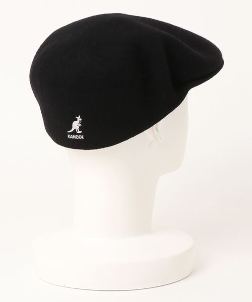 KANGOL（カンゴール）の「KANGOL/カンゴール/Wool 504（ハンチング/ベレー帽・メンズ・ブラック・L/M/XL）」の2枚目の写真