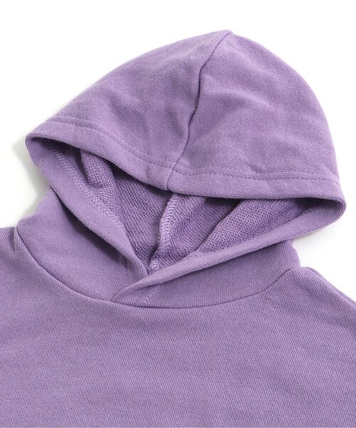 BREEZE（ブリーズ）の「WEB限定 レイヤード風フーディー（パーカー・キッズ・オレンジ/レインボー/イエロー/パープル/ブルー/グリーン/サックスブルー/ブラック/ピンク・110/100/140/120/80/130/90）」の12枚目の写真