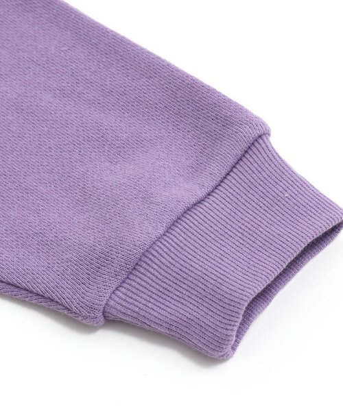 BREEZE（ブリーズ）の「WEB限定 レイヤード風フーディー（パーカー・キッズ・オレンジ/レインボー/イエロー/パープル/ブルー/グリーン/サックスブルー/ブラック/ピンク・110/100/140/120/80/130/90）」の13枚目の写真