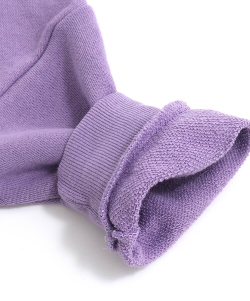 BREEZE（ブリーズ）の「WEB限定 レイヤード風フーディー（パーカー・キッズ・オレンジ/レインボー/イエロー/パープル/ブルー/グリーン/サックスブルー/ブラック/ピンク・110/100/140/120/80/130/90）」の14枚目の写真