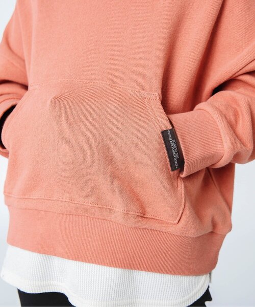 BREEZE（ブリーズ）の「WEB限定 レイヤード風フーディー（パーカー・キッズ・オレンジ/レインボー/イエロー/パープル/ブルー/グリーン/サックスブルー/ブラック/ピンク・110/100/140/120/80/130/90）」の19枚目の写真