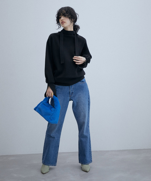 ADAM ET ROPE'（アダムエロペ）の「ワンハンドルカラーファーバッグ（ハンドバッグ・レディース・オフホワイト/ブルー・FREE）」の22枚目の写真