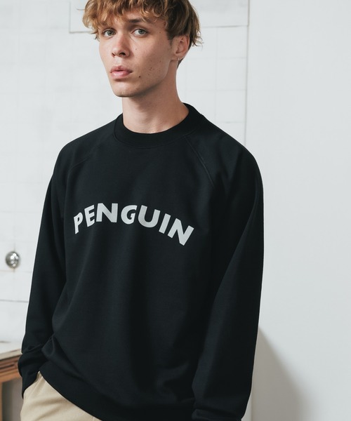MUNSINGWEAR(マンシングウェア)の「Munsingwear/マンシングウェア Comfort Penguin sweat shirt スウェット(スウェット・メンズ・ブラック/グレー/グリーン・M/XL/L)」の2枚目の写真