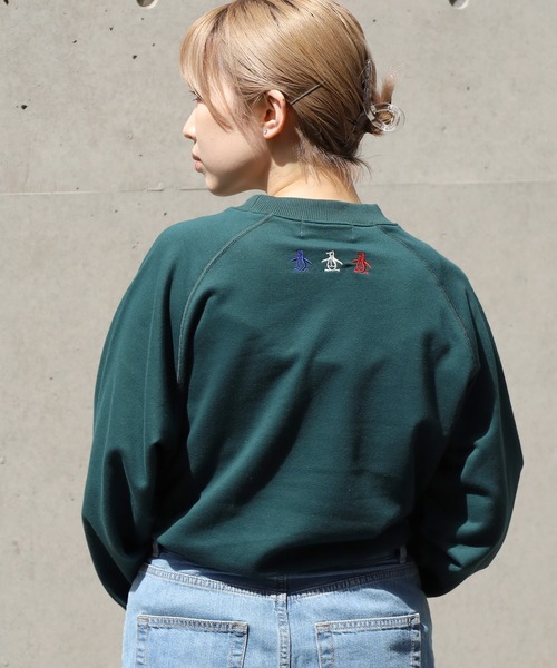 MUNSINGWEAR(マンシングウェア)の「Munsingwear/マンシングウェア Comfort Penguin sweat shirt スウェット(スウェット・メンズ・ブラック/グレー/グリーン・M/XL/L)」の19枚目の写真