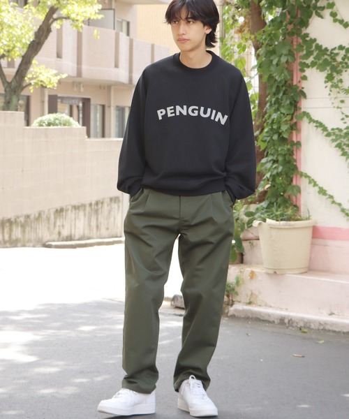 MUNSINGWEAR(マンシングウェア)の「Munsingwear/マンシングウェア Comfort Penguin sweat shirt スウェット(スウェット・メンズ・ブラック/グレー/グリーン・M/XL/L)」の20枚目の写真