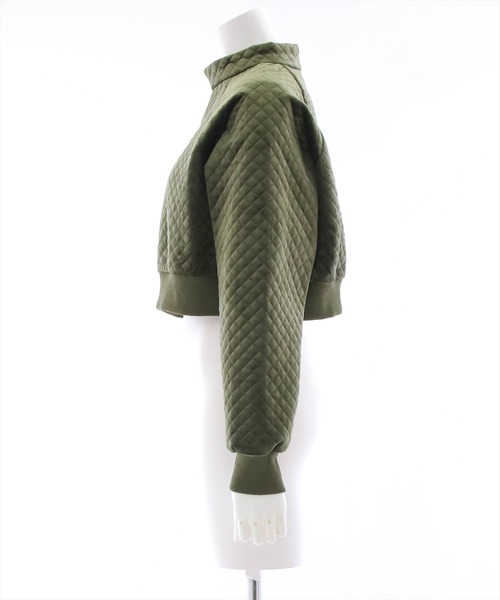 clear（クリア）の「キルティングショート丈トップス（シャツ/ブラウス・レディース・ネイビー/ブラック/アイボリー/オレンジ/カーキ・F）」の7枚目の写真