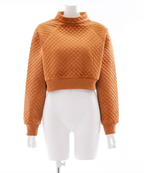 clear（クリア）の「キルティングショート丈トップス（シャツ/ブラウス・レディース・ネイビー/ブラック/アイボリー/オレンジ/カーキ・F）」の17枚目の写真