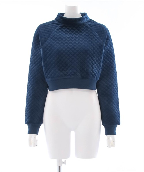 clear（クリア）の「キルティングショート丈トップス（シャツ/ブラウス・レディース・ネイビー/ブラック/アイボリー/オレンジ/カーキ・F）」の15枚目の写真