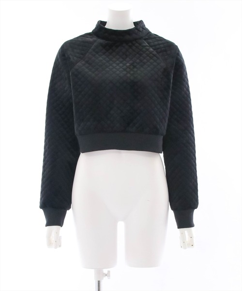 clear（クリア）の「キルティングショート丈トップス（シャツ/ブラウス・レディース・ネイビー/ブラック/アイボリー/オレンジ/カーキ・F）」の14枚目の写真