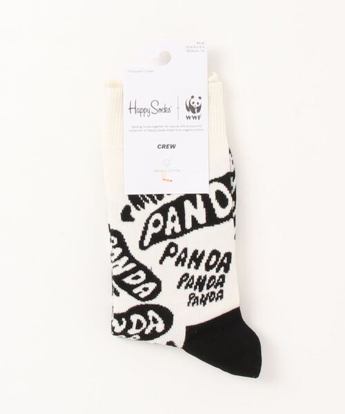 Happy Socks(ハッピーソックス)の「★HAPPY SOCKS★WWF(世界自然保護基金) コラボモデル(ソックス/靴下・レディース・アイボリー/ブルー/ピンク/ホワイト/オレンジ・SMALL/MEDIUM)」の6枚目の写真