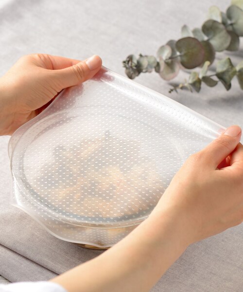 212 KITCHEN STORE（トゥワントゥキッチンストア）の「ラクーニ 角型シリコーンラップ 4枚入（キッチンツール・レディース・その他・00）」の2枚目の写真