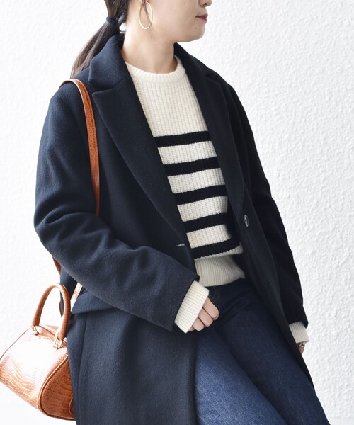 セール】*ウールパイルチェスターコート◇（チェスターコート）｜SHIPS