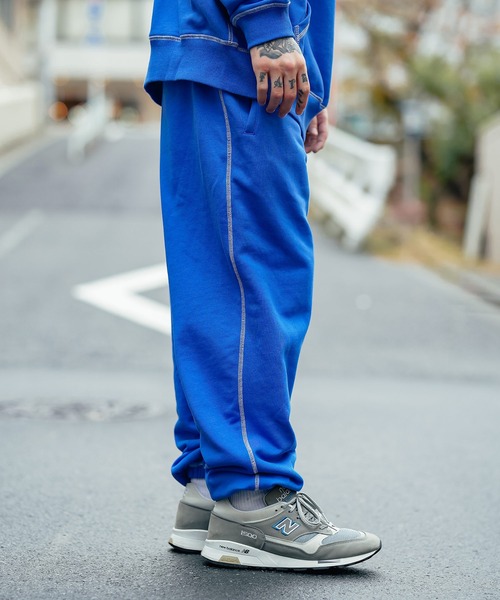 Subciety（サブサエティ）の「COLOR STITCH SWEAT PANTS（その他パンツ・メンズ・ブラック/グレー/ブルー・SMALL/MEDIUM/LARGE/X-LARGE）」の5枚目の写真