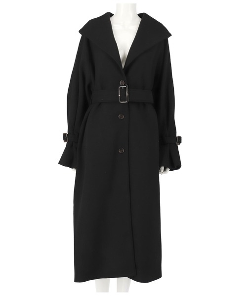 LATINA(ラティーナ)の「ウールタッチデザインカラーロングコート(その他アウター・レディース・アイボリー/グレイッシュベージュ/サックスブルー/ブラック・FREE)」の16枚目の写真