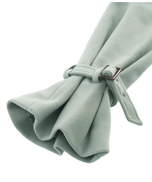 LATINA(ラティーナ)の「ウールタッチデザインカラーロングコート(その他アウター・レディース・アイボリー/グレイッシュベージュ/サックスブルー/ブラック・FREE)」の21枚目の写真