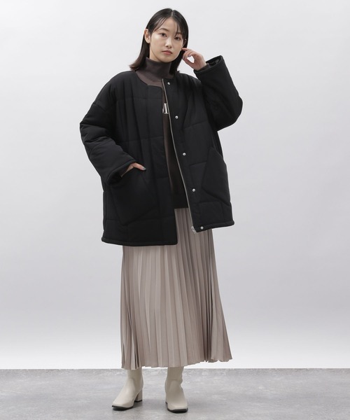 LAKOLE（ラコレ）の「中綿ハーフコート / 171501（その他アウター・レディース・ブラック/アイボリー・MEDIUM/SMALL）」の22枚目の写真