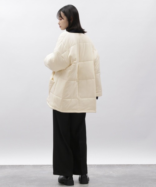 LAKOLE（ラコレ）の「中綿ハーフコート / 171501（その他アウター・レディース・ブラック/アイボリー・MEDIUM/SMALL）」の19枚目の写真