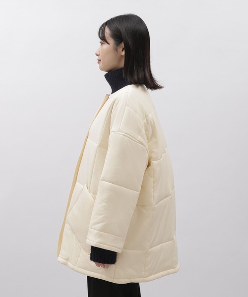 LAKOLE（ラコレ）の「中綿ハーフコート / 171501（その他アウター・レディース・ブラック/アイボリー・MEDIUM/SMALL）」の16枚目の写真
