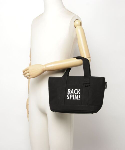 RAWLIFE（ロウライフ）の「BACK SPIN!GOLF/バックスピンゴルフ/CART BAG（トートバッグ・メンズ・ブラック・F）」の4枚目の写真