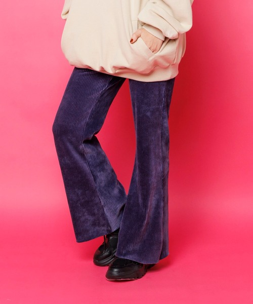 PUNYUS（プニュズ）の「コーデュロイプリーツパンツ（その他パンツ・レディース・ピンク/ブルー/ブラック/パープル・1/2/4/3）」の18枚目の写真