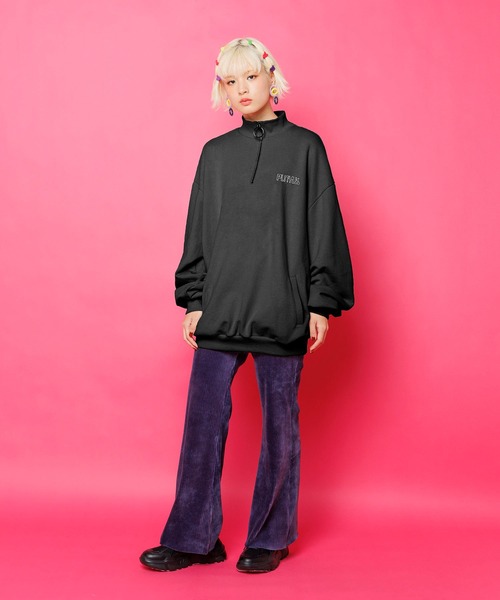 PUNYUS（プニュズ）の「コーデュロイプリーツパンツ（その他パンツ・レディース・ピンク/ブルー/ブラック/パープル・1/2/4/3）」の17枚目の写真